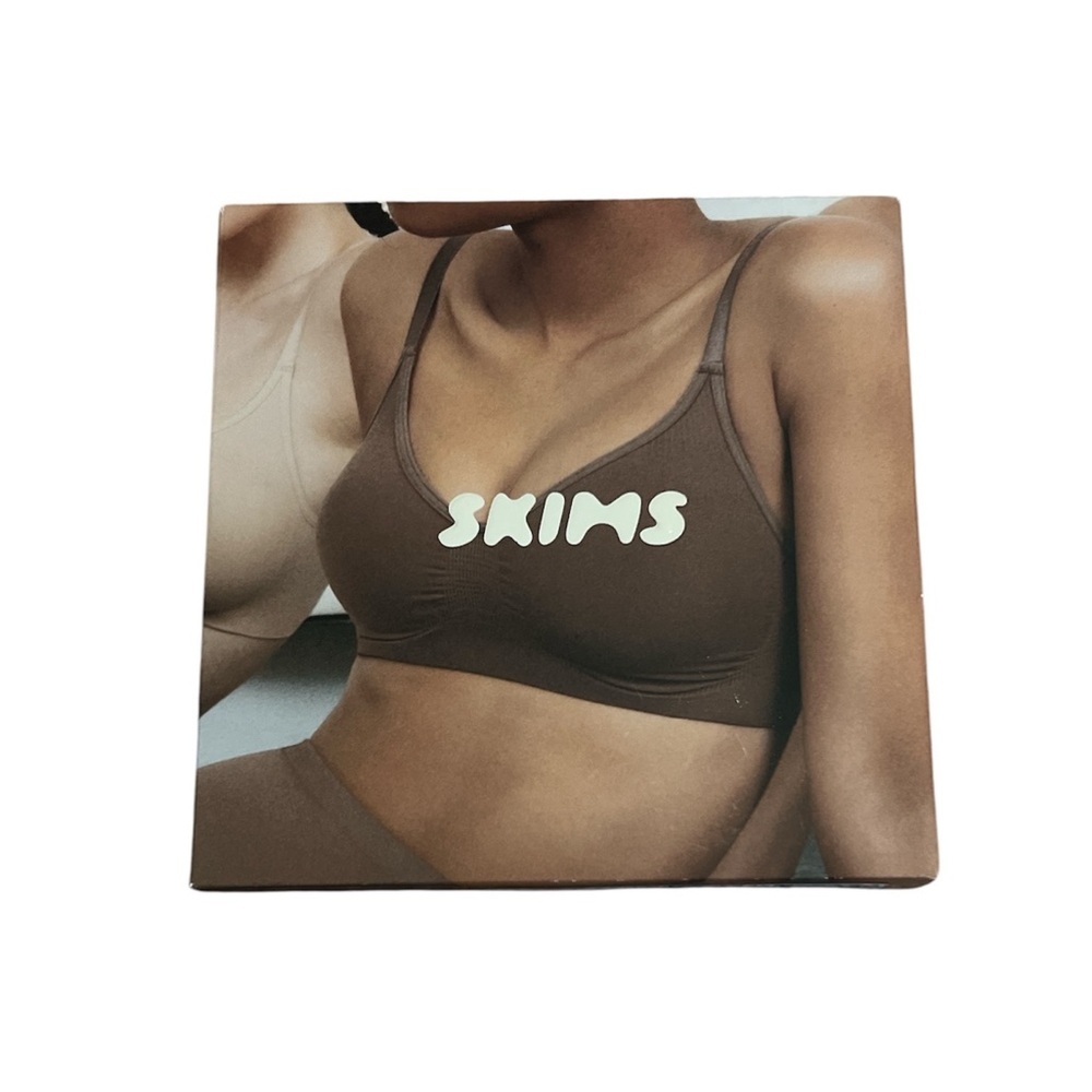 SKIMS Black Seamless Solutionwear Bralette